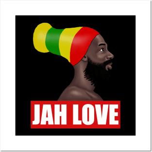 Jah Love Rasta Rastafarian Reggae Lovers Posters and Art